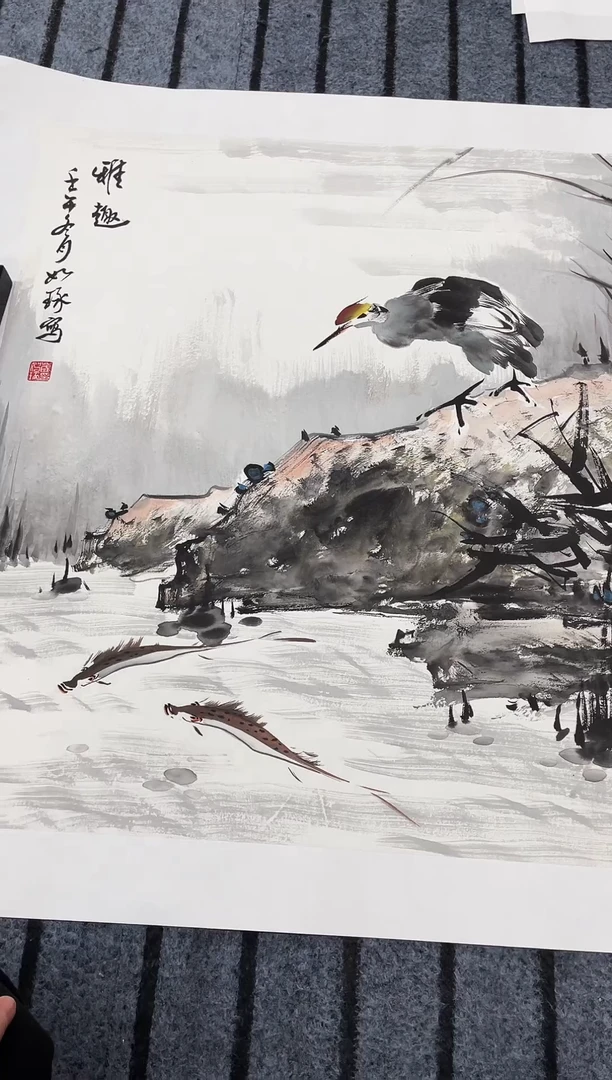 精品国画花鸟作品