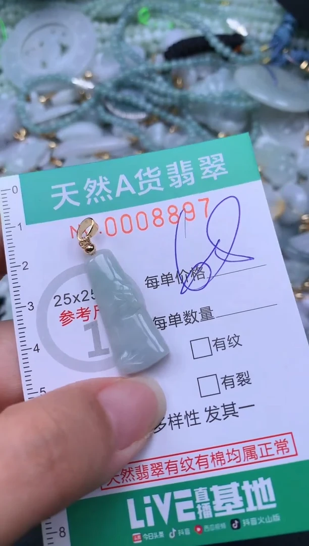 翡翠未镶嵌颈饰.0008897