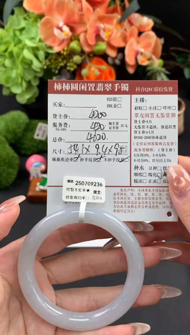 未镶嵌手镯翡翠姐姐250709236