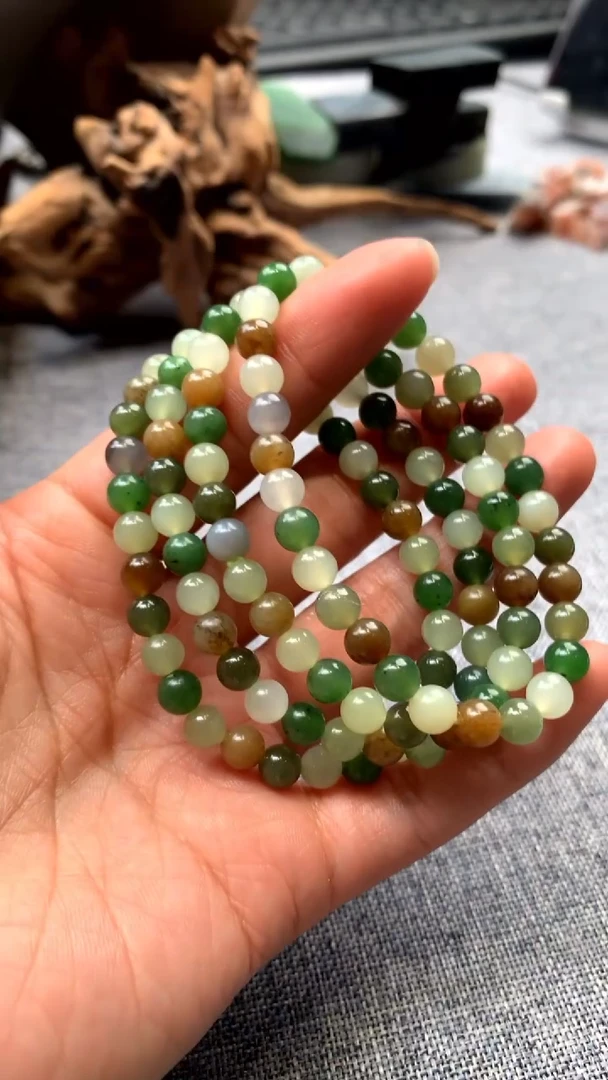 未镶嵌手串和田玉手串多样性发一件