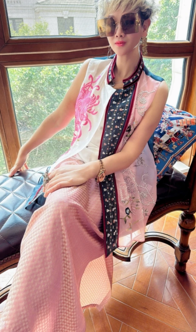 【时尚先驱】夏款设计师高级感定制桑蚕丝半身裙夏季百搭中长款气质