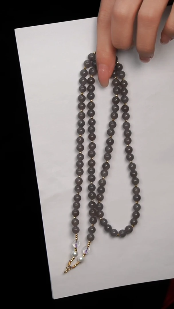 项链未镶嵌和田玉净心