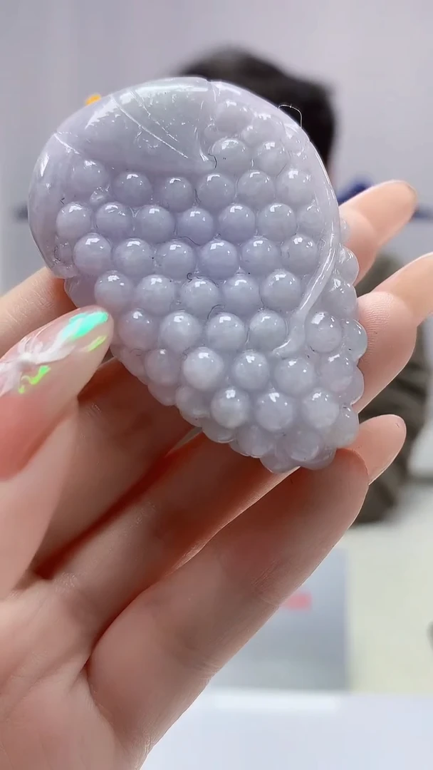 【闪购商品】定制翡翠未镶嵌1502DD-毛货挂件182