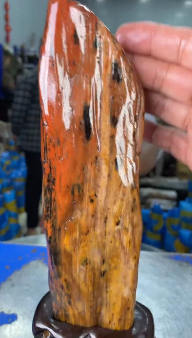 【闪购商品】硅化玉摆件未镶嵌13