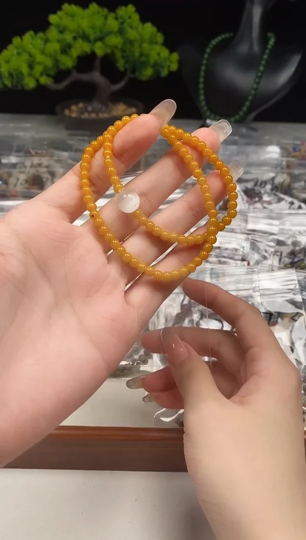 白玉菩提手串1085