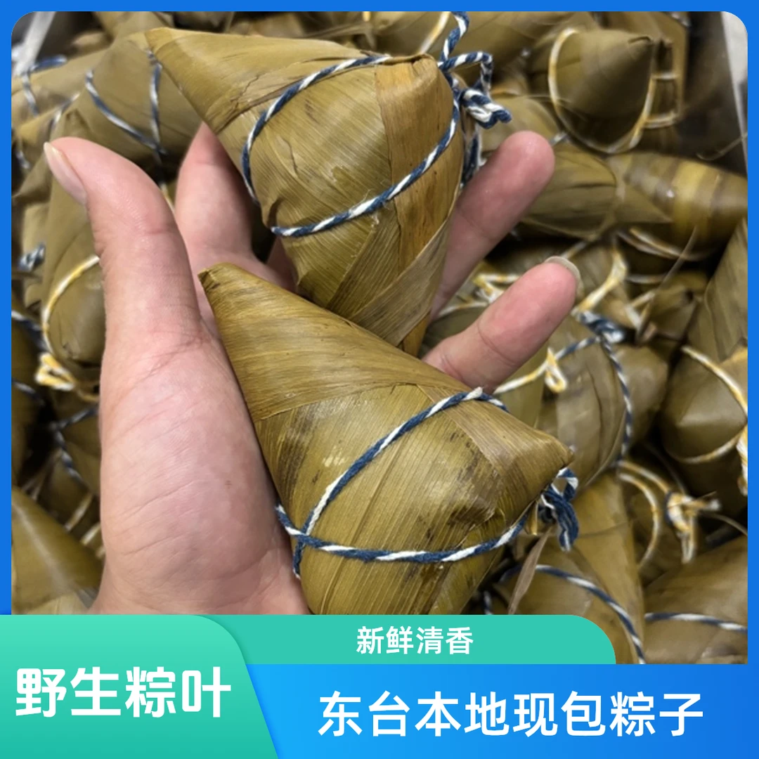 纯天然野生新鲜粽叶无污染包粽子柴叶清香芦苇叶长宽（现包粽子）