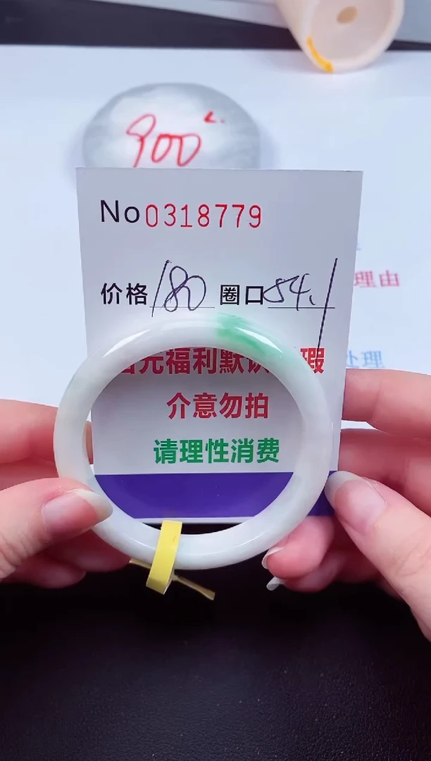 翡翠手镯未镶嵌 0318779