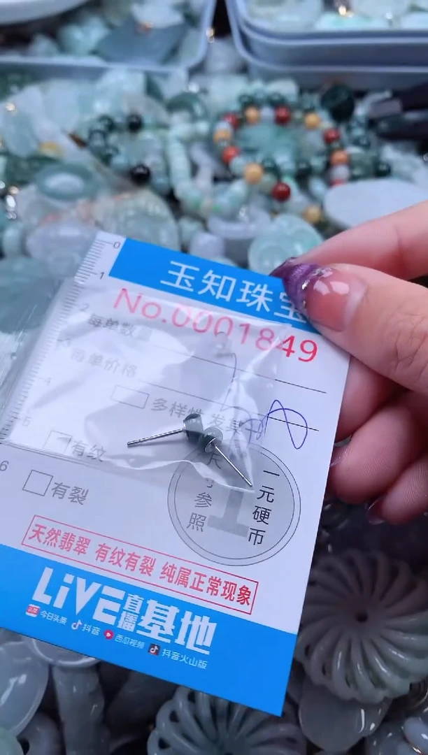 翡翠未镶嵌吊坠(不含链)1849