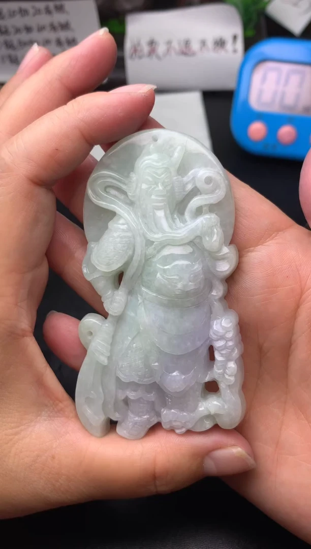 颈饰未镶嵌翡翠阿财