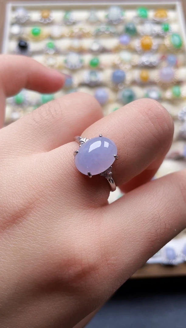 银S925镶嵌戒指翡翠1471