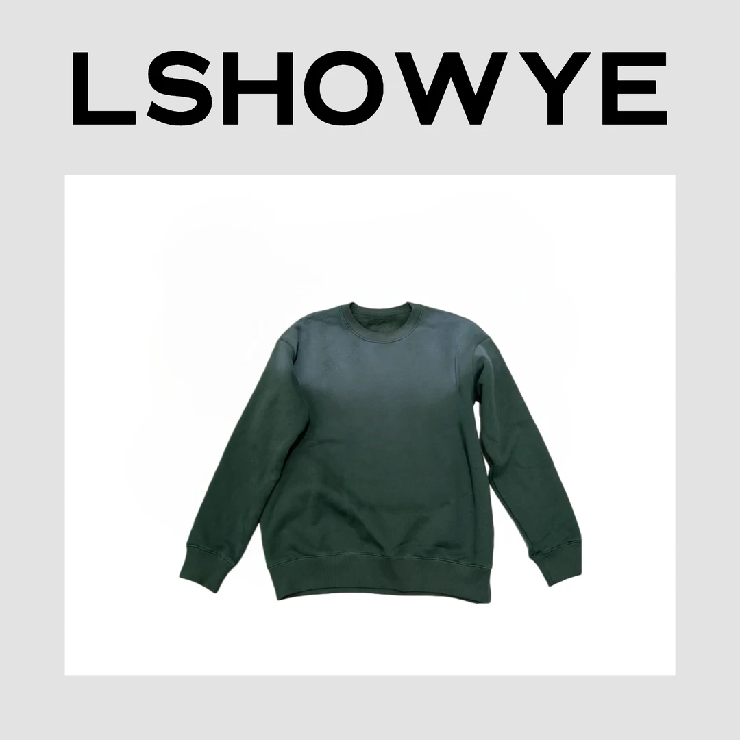 LSHOWYE｜加绒洗水字母卫衣 s2696