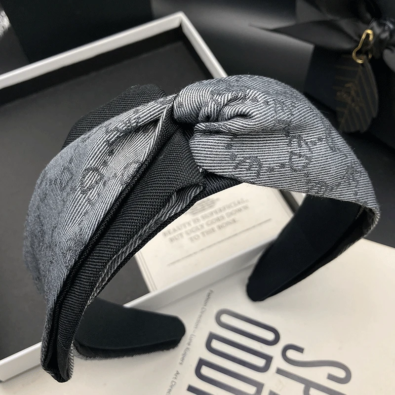 新款复古港风女士韩版极简风复古发箍宽边头饰高档头箍时尚发卡