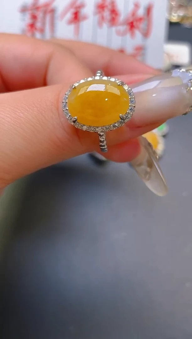 【闪购商品】翡翠耳饰银S925镶嵌天然A货翡翠1