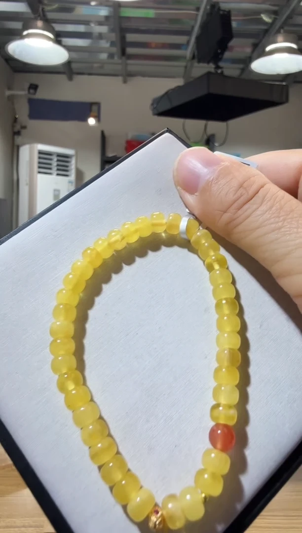 手链蜜蜡未镶嵌优0845 约6mm