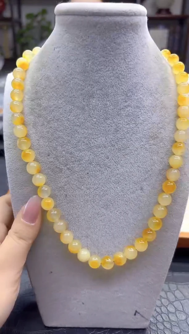 颈饰14K金镶嵌翡翠DIY款X812