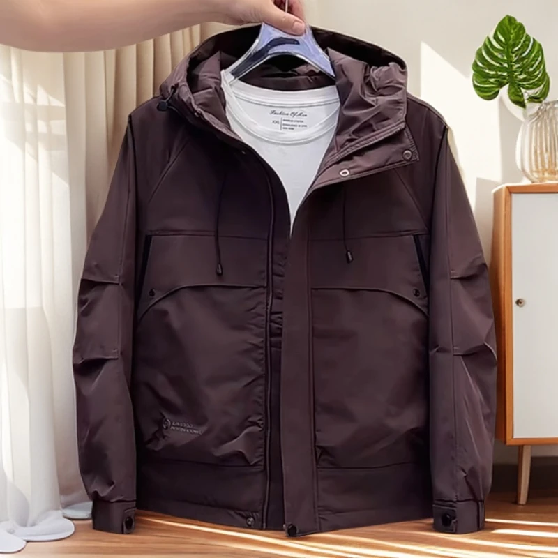 秋冬连帽新款棉衣男士百搭潮流棉服帅气防风上衣夹棉保暖潮男二棉