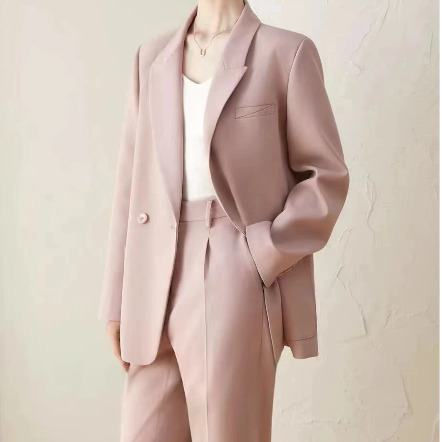 二哥二嫂【格雷系列】春季高定复古通勤西装