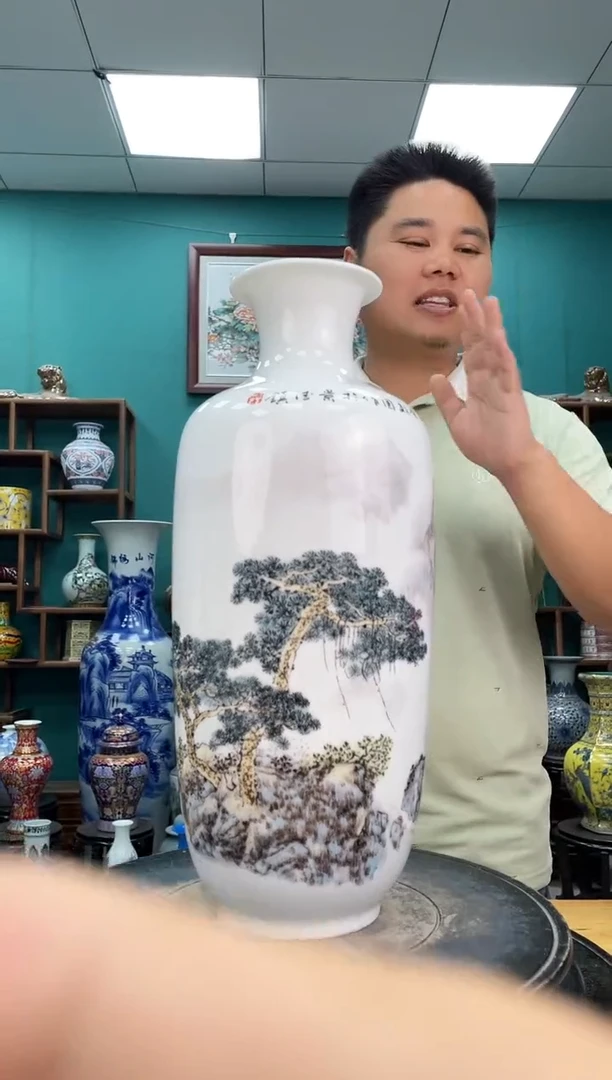 摆件301山水陶瓷摆件