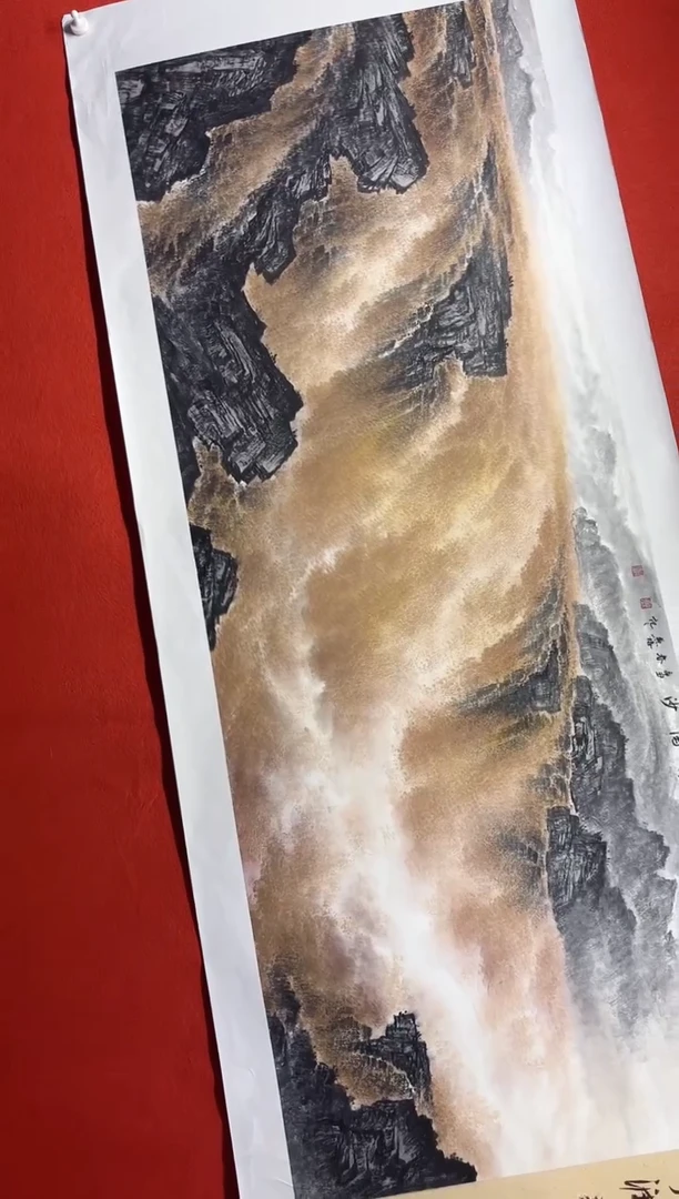 国画秦燕格国画手绘作品Y52