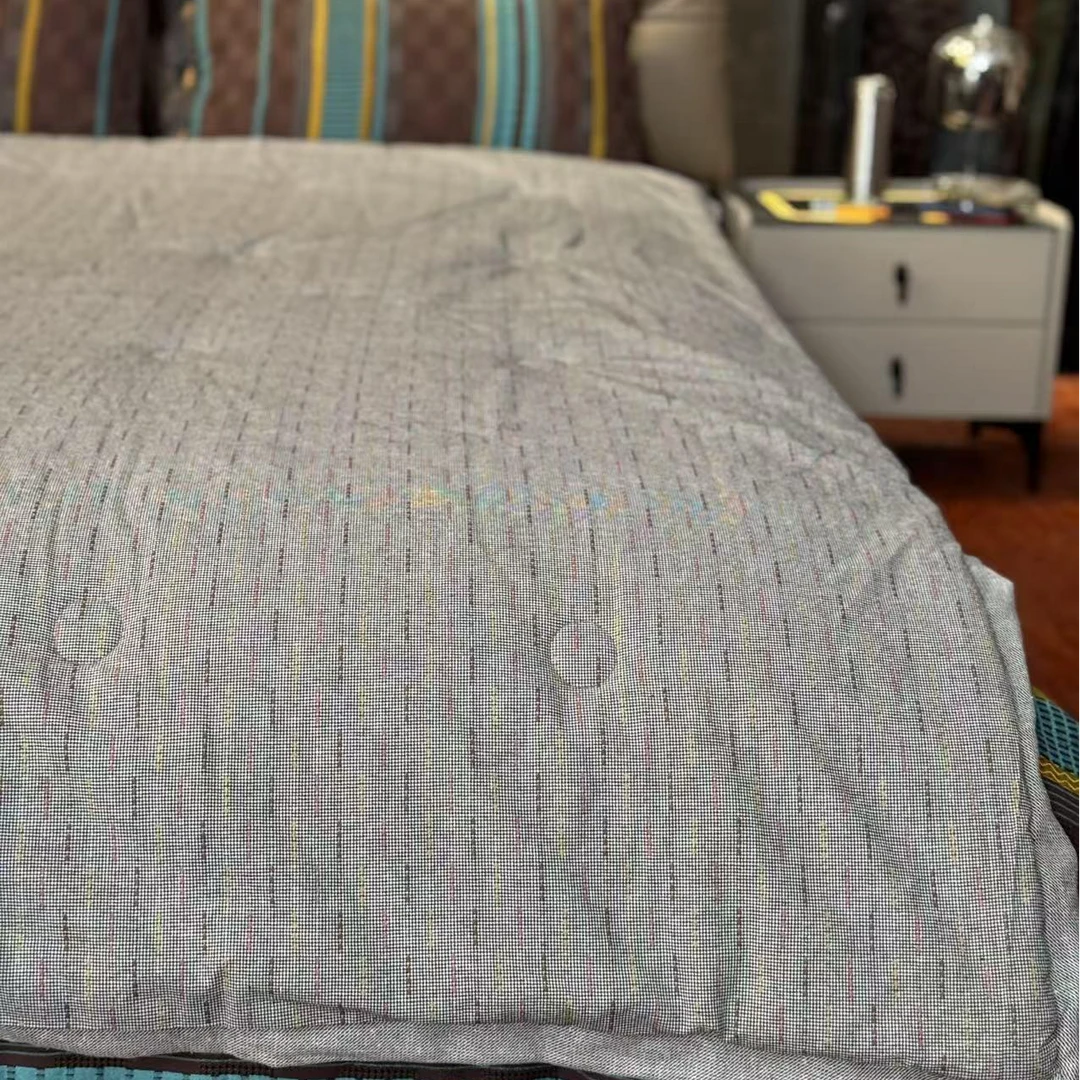 【织韵灰】汉麻亲肤柔软双层纱被子