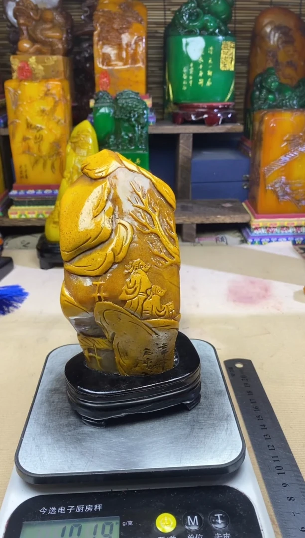 寿山石印石纯天然篆刻石料