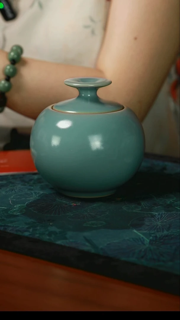 茶叶罐 仿古釉  不开片 一级品