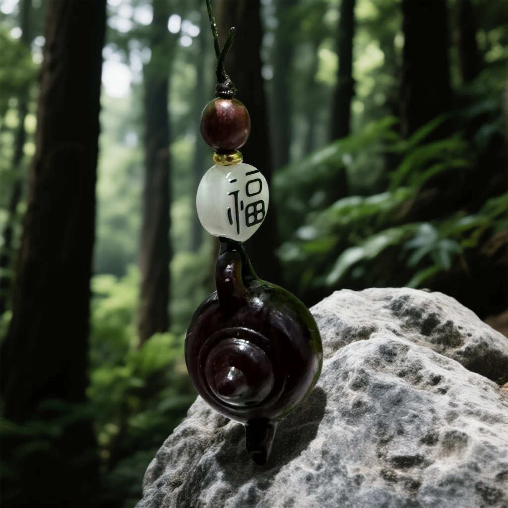 紫檀木小号把把壶钥匙扣手机挂件立体手把壶把玩手把件