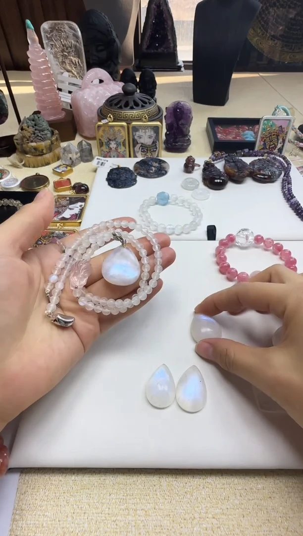 【闪购商品】水晶手链未镶嵌月光项链