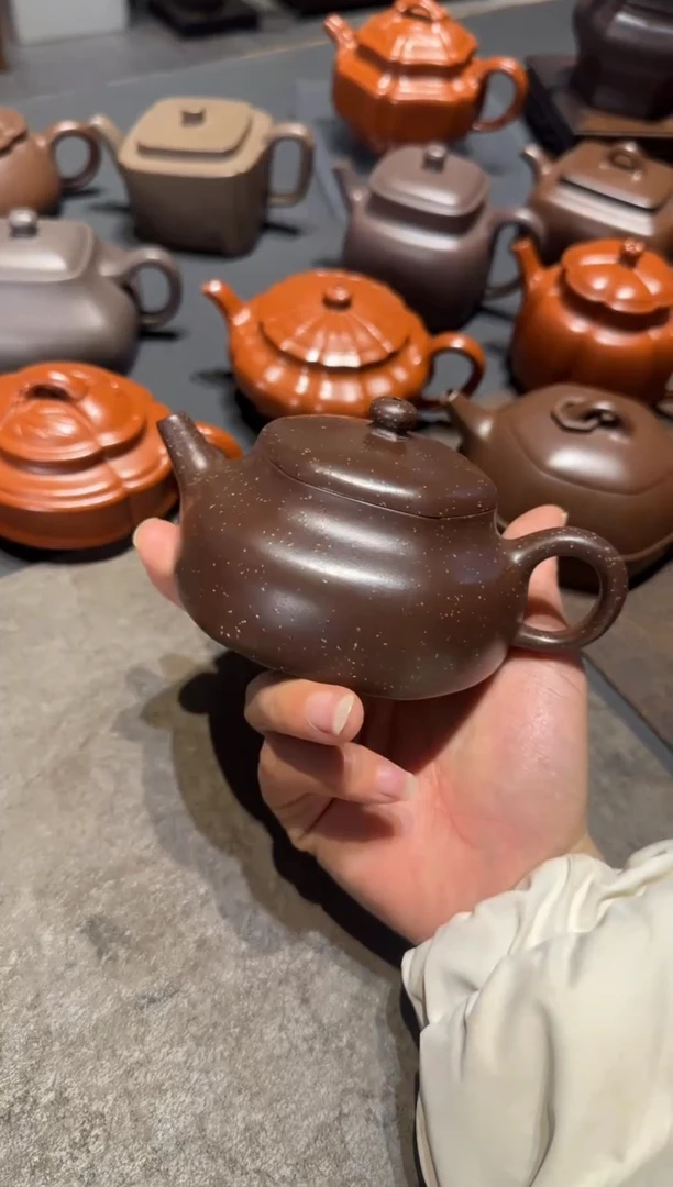 【闪购商品】紫砂茶壶六方静乐 铺砂