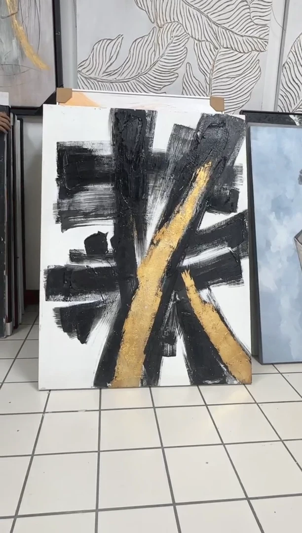 竖款168美术馆 装饰画120*90