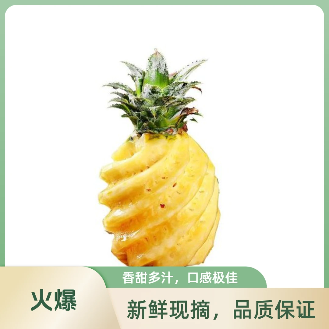 【进口凤梨】下单记得备注要切不备注默认不切约500G