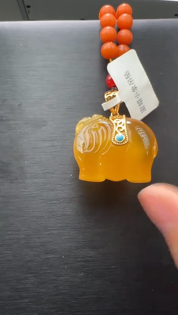 未镶嵌颈饰琥珀象多样性拍一发一
