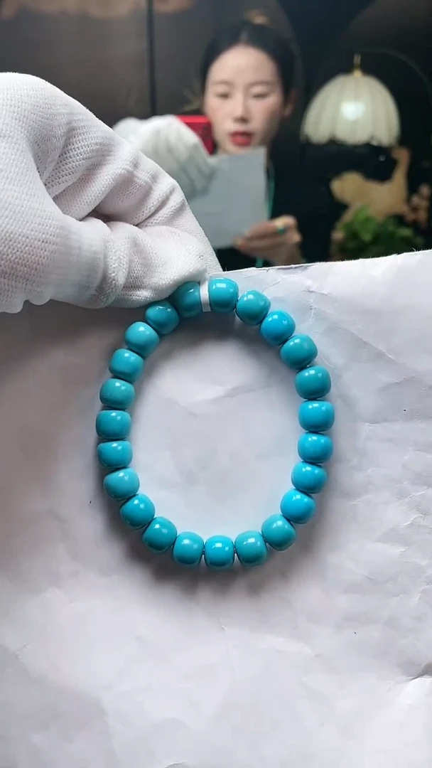 未镶嵌绿松石手串7mm+