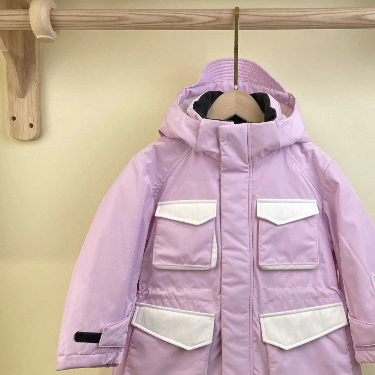 1480【T0445】时尚工装风撞色羽绒服F2ACM4X20