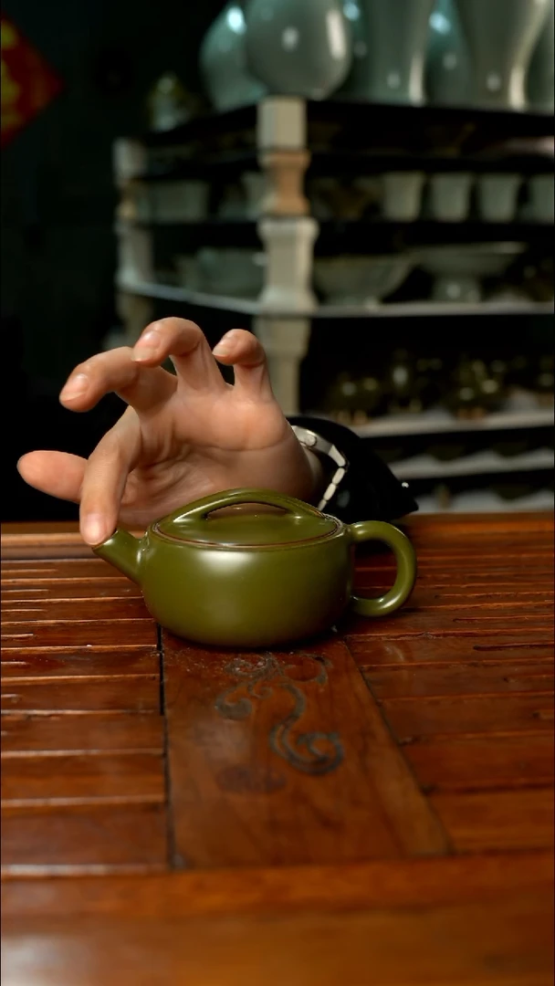 壶茶叶末鳝鱼黄炮嘴汉瓦壶一级