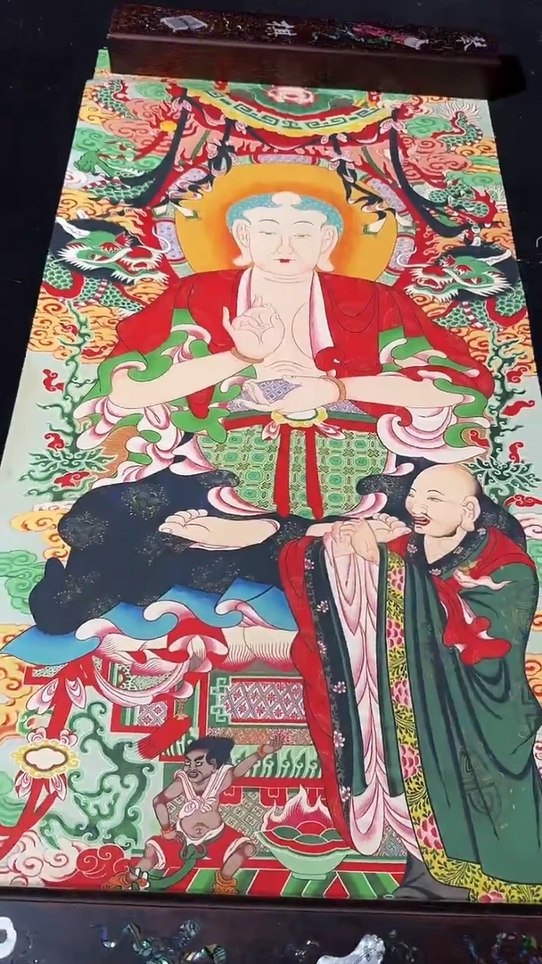 卷轴画藏式珍藏彩绘艺术馆114