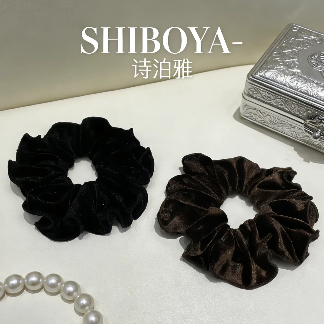 诗泊雅·经典系列·天鹅绒高奢发圈