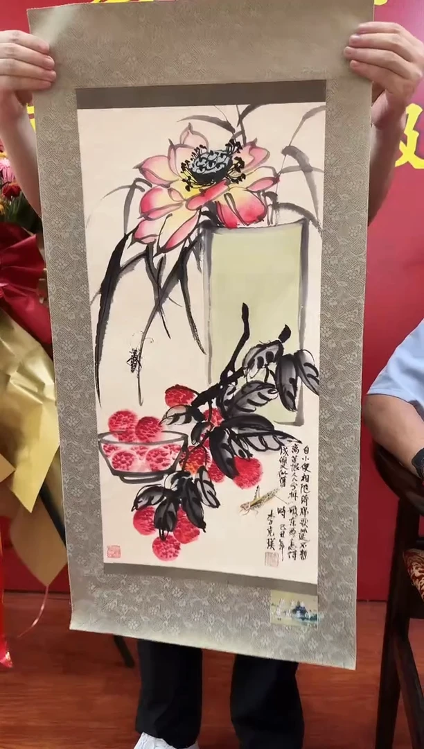 国画李克瑛-国画花鸟2平尺