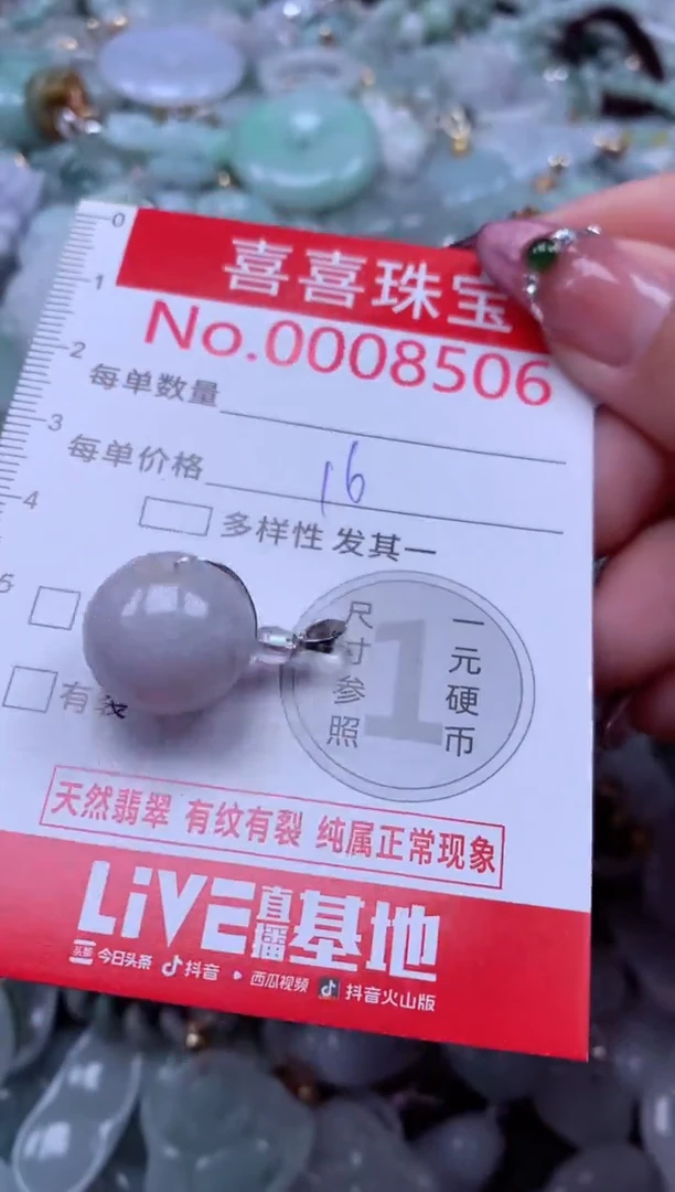 颈饰未镶嵌翡翠8506