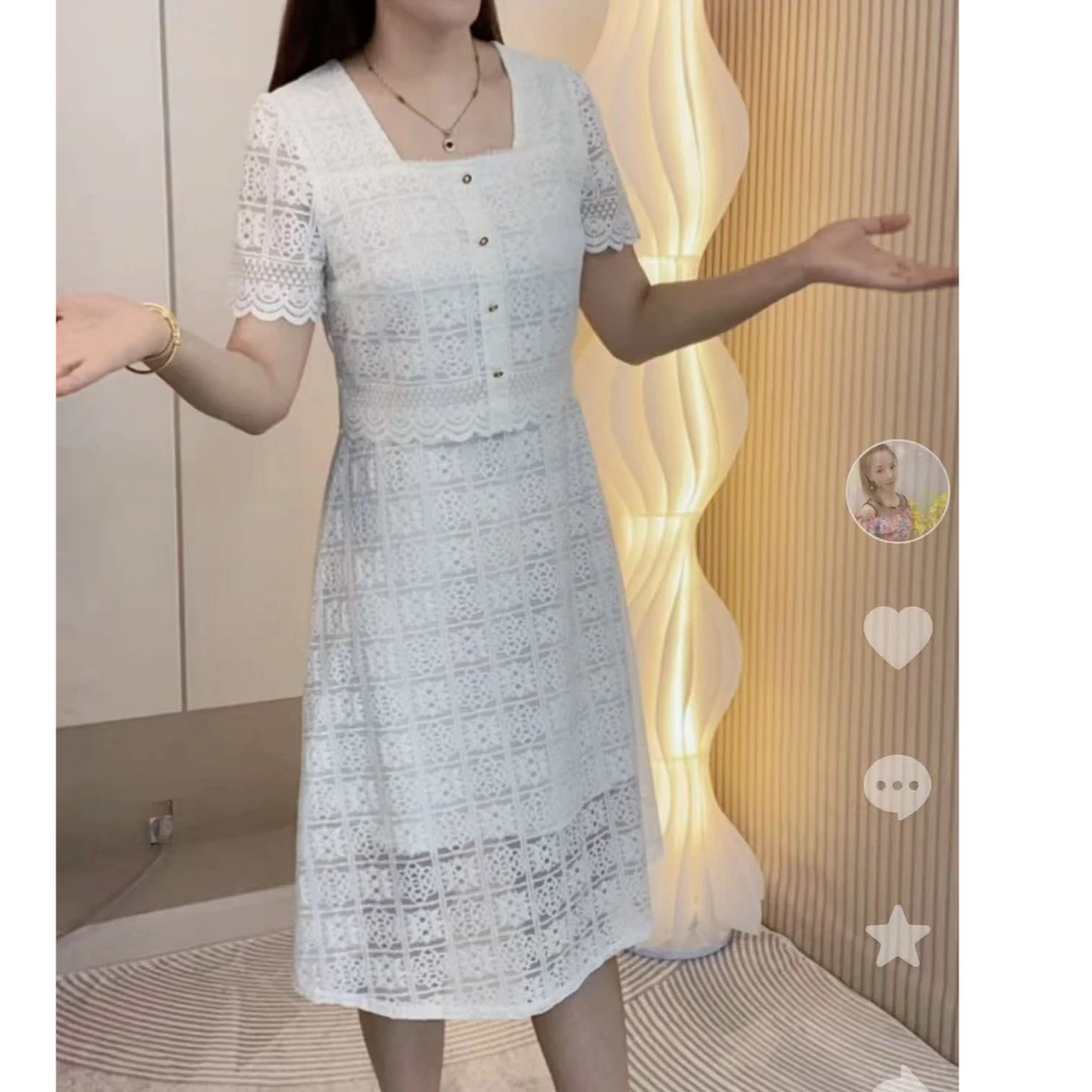 《金美推荐》2025夏季新款时尚轻奢气质高雅修身显瘦连衣裙