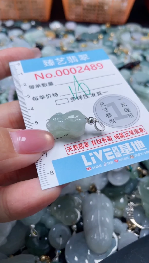 颈饰未镶嵌翡翠2489