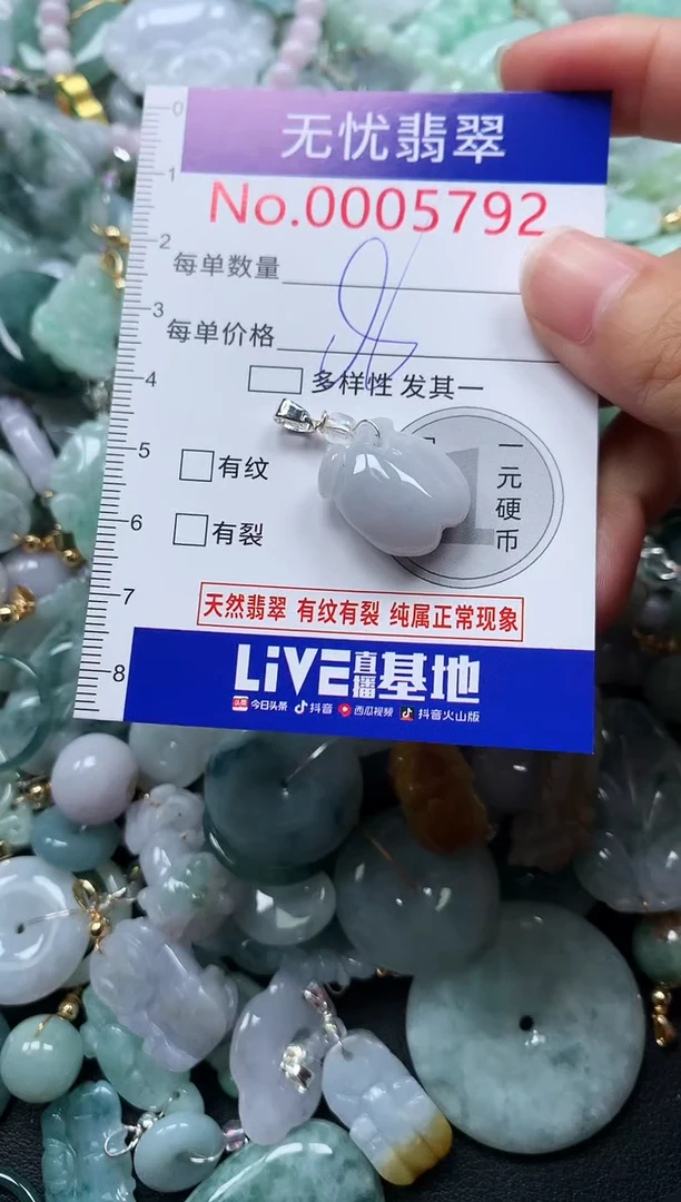 颈饰未镶嵌翡翠5792