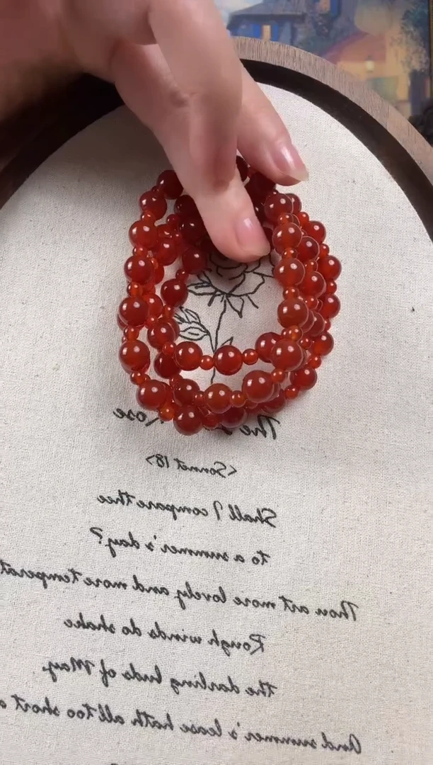 未镶嵌手链南红玛瑙南红玛瑙手链