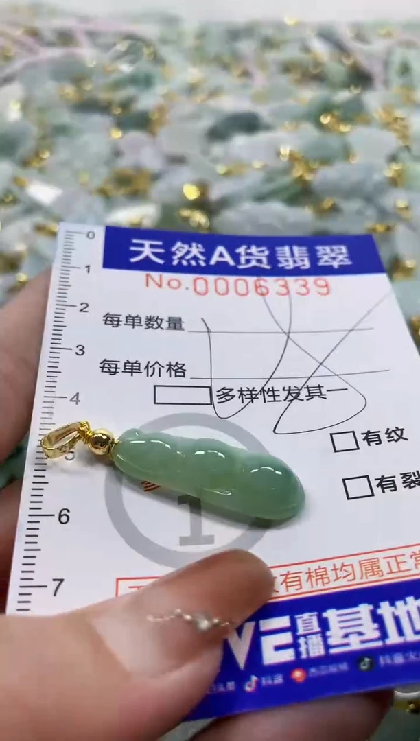 颈饰未镶嵌翡翠天然A货翡翠