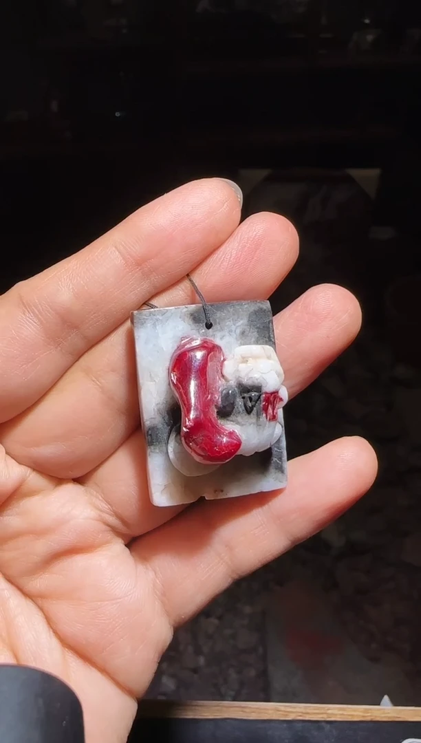 天然辰砂朱砂吊坠21