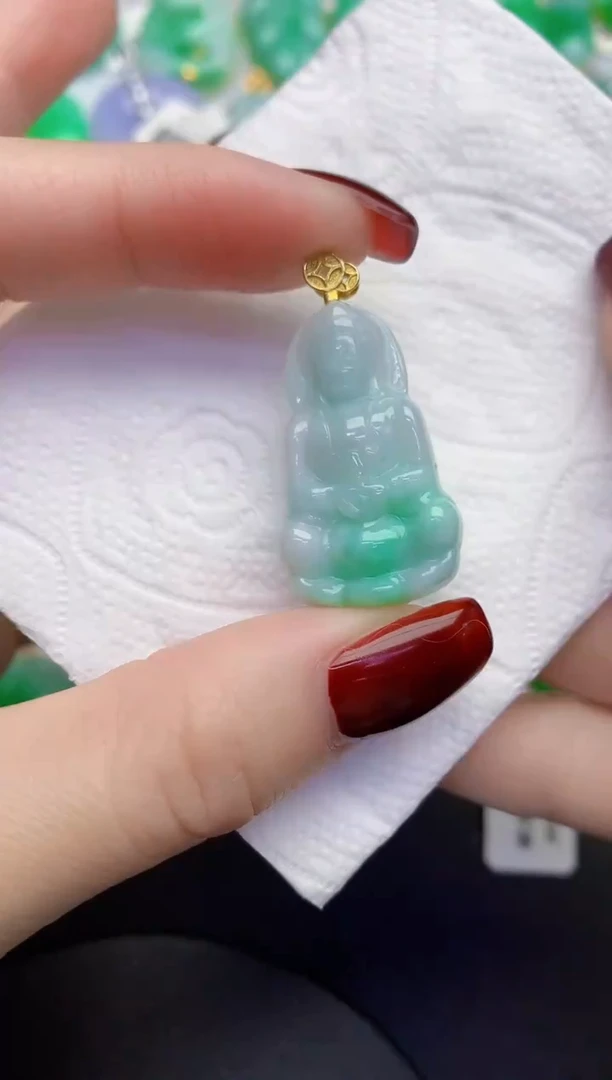 颈饰未镶嵌翡翠缅甸天然翡翠A货