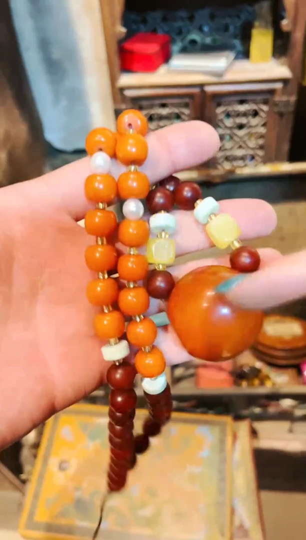 【闪购商品】蜜蜡颈饰未镶嵌七七专属精品链接21