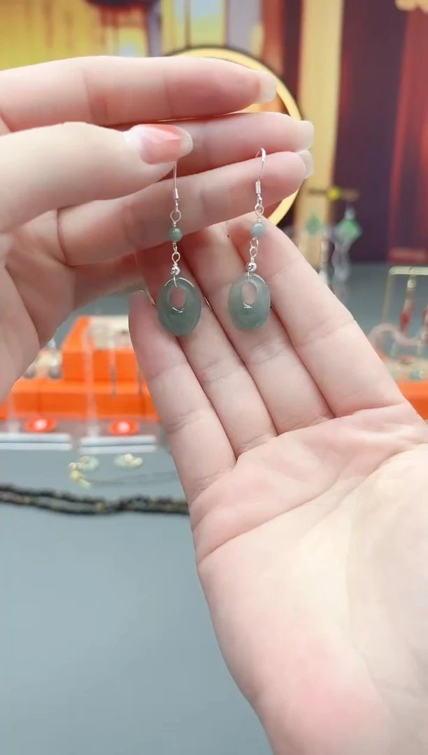 未镶嵌翡翠耳饰x36
