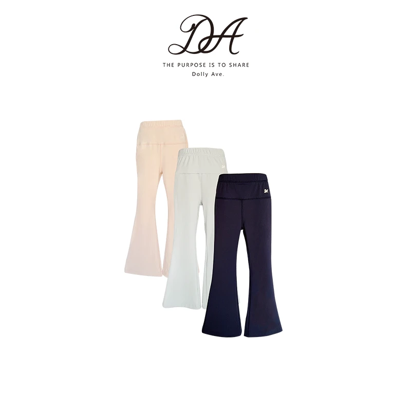 【现货】Dolly Ave「少女系列」欧若风7A抗菌速干微喇春季女童长裤