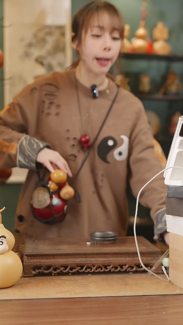 【闪购商品】348号精品天然大漆工艺防渗内胆酒葫芦~